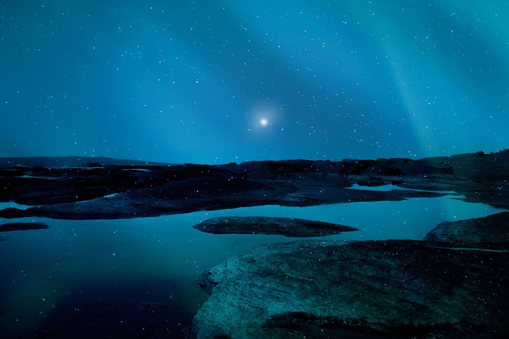 Blue night in Calasetta