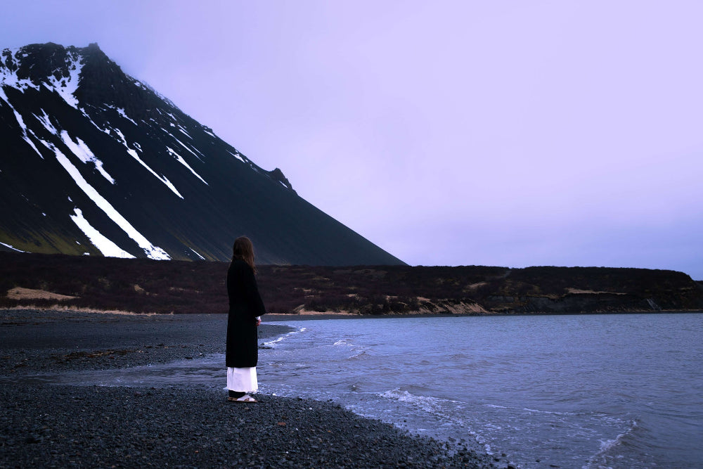 By the shore