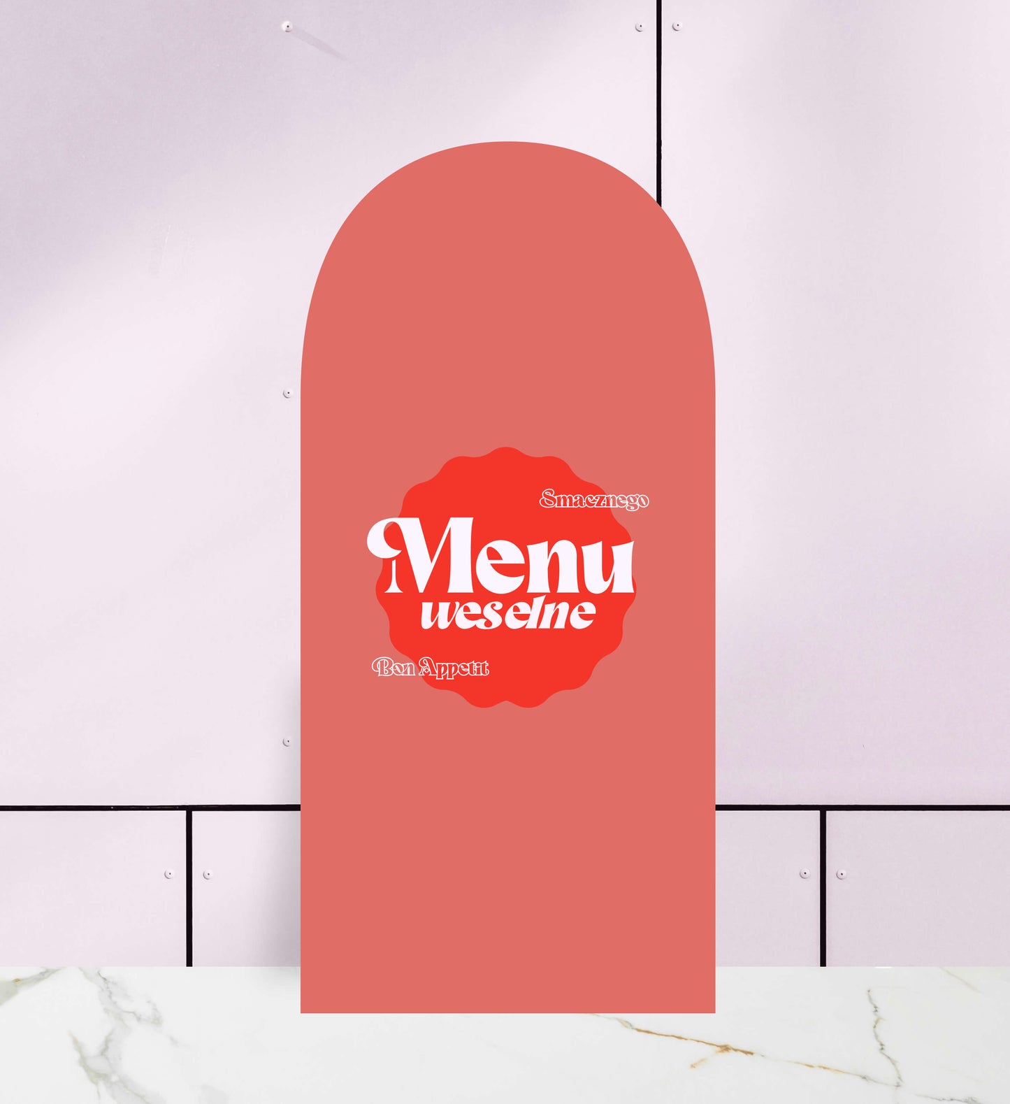 Menu weselne składane w artystycznych wzorach, nowoczesne, na papierze premium
