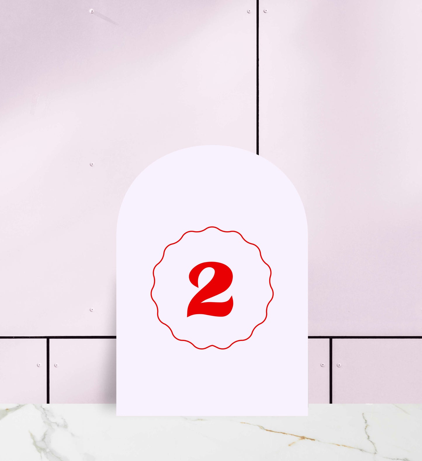 Numery na stolik ślubny, pastelowe, nowoczesne, dekoracyjne, papier premium