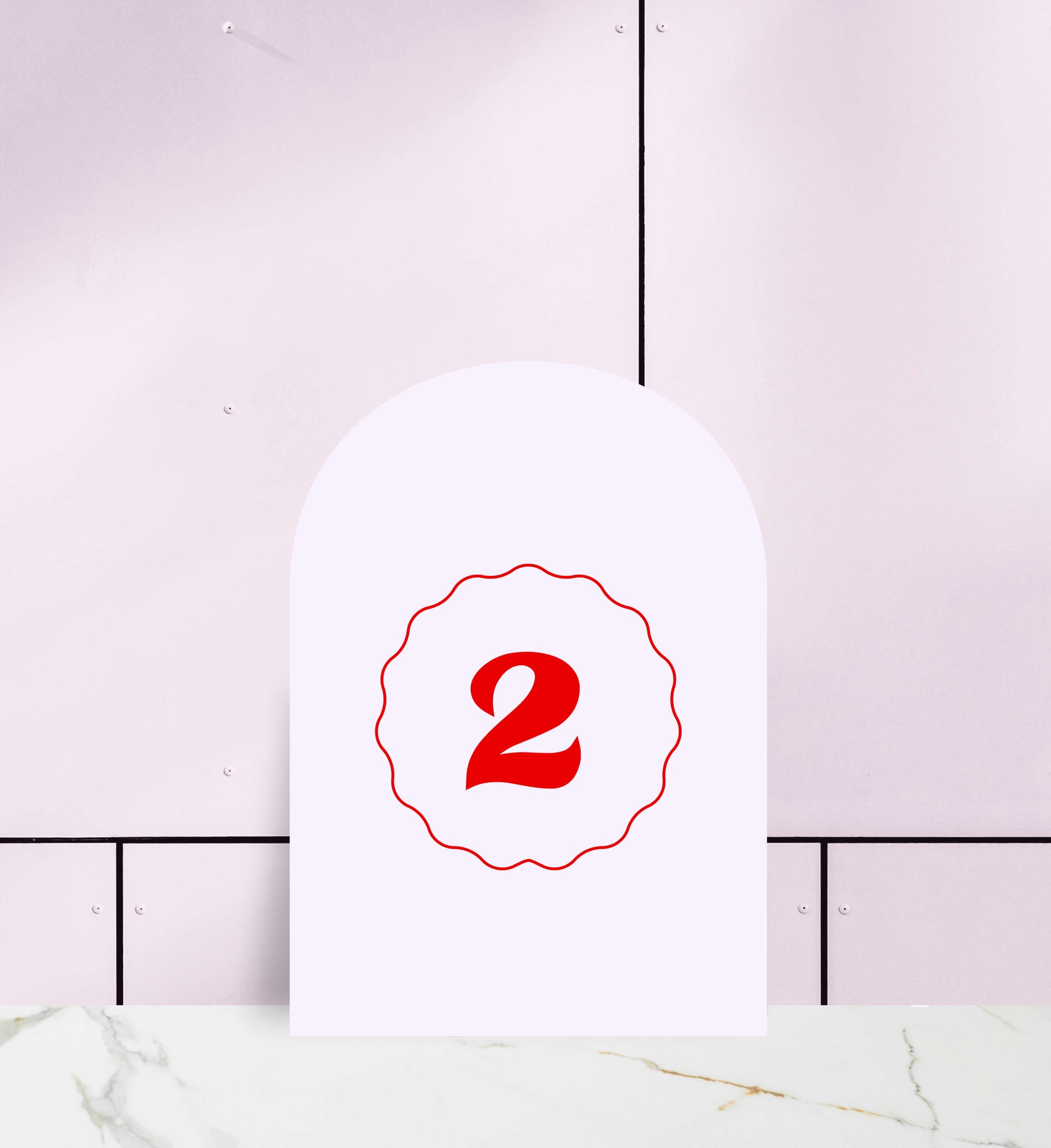 Numery na stolik ślubny, pastelowe, nowoczesne, dekoracyjne, papier premium
